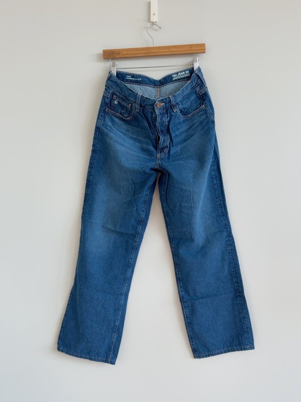 AG Alexxis High-Rise Vintage Straight Jeans | Size 30